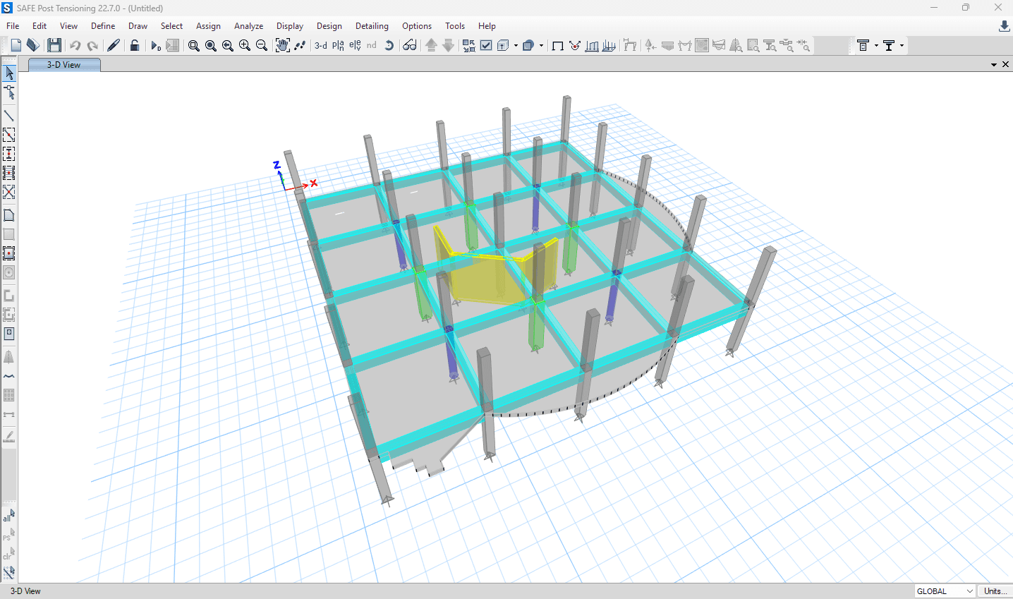 Finished CSI SAFE model, ready for analysis